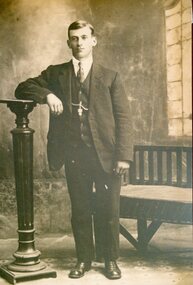 Photograph, Mr Percival Repper from Deep Lead farmed in the Illawarra area -- Studio Portrait