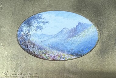 Photograph, “The Garden of The Soul” -- Watercolour Painting by Mr Will Rees 1927
