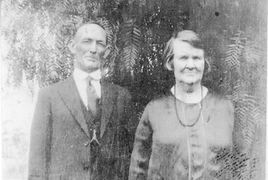 Photograph, Mr Charles Tyrie & Mrs Eliza Tyrie nee Unknown -- Residents at Barkly