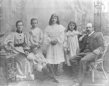 Photograph, Rees Family c1895 -- Studio Portrait
