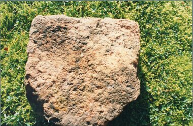 Photograph, Concongella Home Station -- Hand Made Paver 1994 -- Coloured