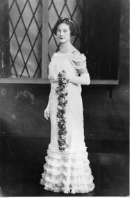 Photograph, Stawell Debutante -- Norma Maloney c1935 -- 2 Photos