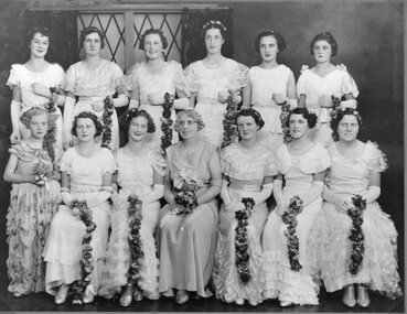 Photograph, Stawell Debutante Ladies c1935-1936