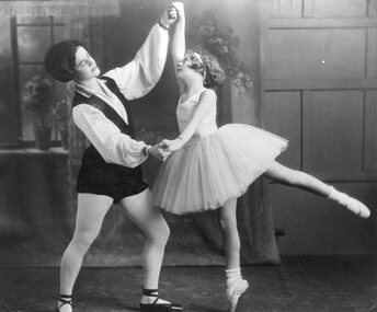 Photograph, Miss E Falk & Norma Maloney -- Dancers