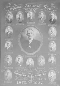 Photograph, Stawell Athletic Club Committee officers 1927