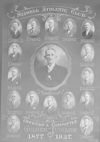 Photograph, Stawell Athletic Club Committee officers 1927