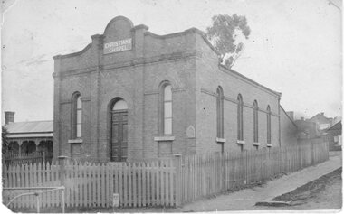 Photograph, Church of Christ in Sloane Street on the corner of Skene Street c1920's