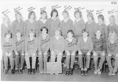 Photograph, Stawell Tech School Form 2B 1976