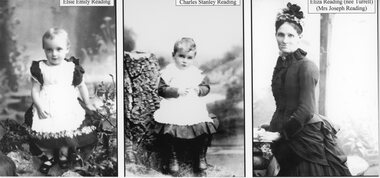 Photograph, Reading Family -- Elsie Emily Reading, Mr Charles Stanley Reading & Mrs Eliza Reading nee Turrell