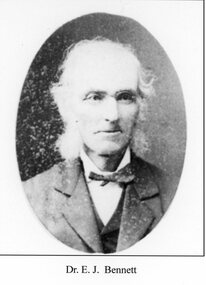 Photograph, Dr Edwin J Bennett -- Studio Portrait