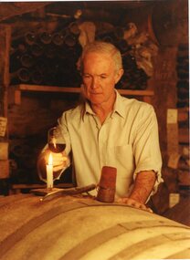Photograph, Mr Viv Thomson at Bests Winery in Great Western -- 3 Photos