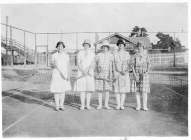 Photograph, Railway Institute Ladies Tennis Club Stawell c1930’s