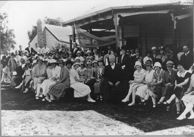 Photograph, Opening of the Tennis Courts in Mayes Street 1925