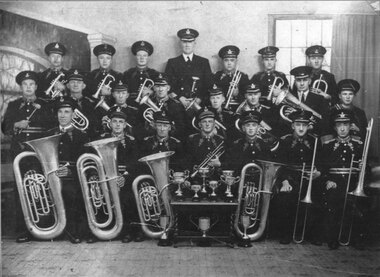 Photograph, Brass Band in uniform 1964
