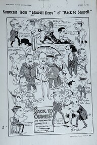 Photograph, “Caricatures” -- a Stawell News Supp 1922