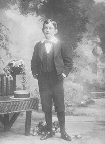 Photograph, Portrait of Rowan Jack. Father was a police magistrate in Stawell. c1900's