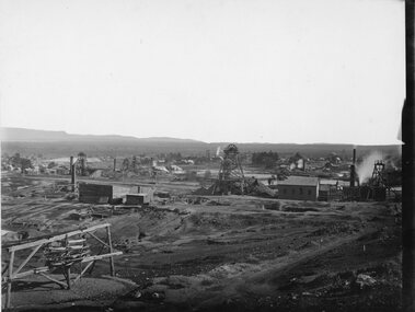Photograph, Panorama of Stawell Township taken from Big Hill c1905 -- 4 Photos