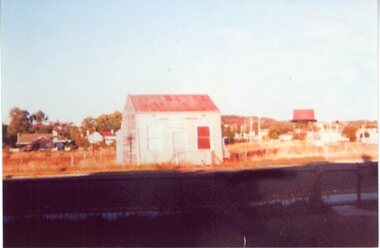Photograph, Stawell Homing/Pigeon Club Rooms at the railway yards
