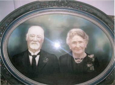 Photograph, Mr William Harris & Mrs Jane Harris nee Unknown's Diamond Wedding Anniversary 1932, 1932