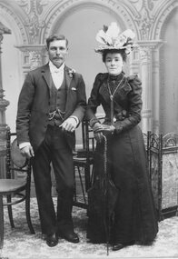 Photograph, Mr Chaming & Mrs Eliza Chamings nee Harris from Great Western