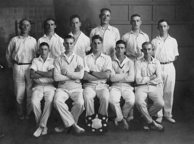 Photograph, "Rovers" Cricket Team c1930