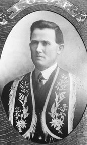 Photograph, I.O.O.F. Bro. J A Gray c1920’s -- Studio Portrait
