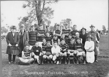Photograph, Bangerang Football Team 1922