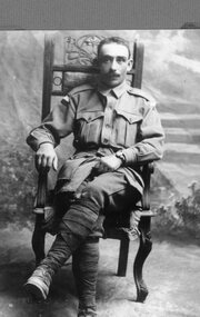 Photograph, Soldier -- possibly D’Alton 1914-1918  --- Studio Portrait