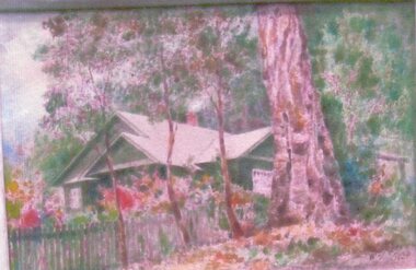 Photograph, Mr Will J Rees' Painting possibly "Belgrave" 1936