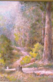 Photograph, Mr Will Rees' Painting "Brookfield Belgrave" Vic