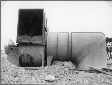 Photograph, Mining Ventilator Pump & Fan on Big Hill 1983