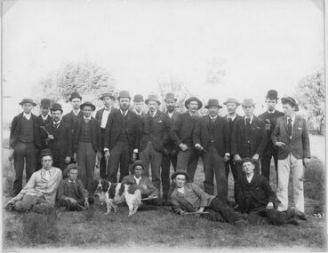 Photograph, School of Mines Stawell - Student Group on an excursion