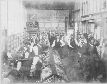 Photograph, School of Mines Stawell Technical College -- Chemistry Department 1896