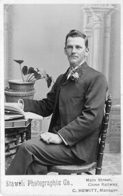Photograph, Mr Tom Goldsworthy -- Studio Portrait
