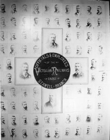 Photograph, Victorian Railway Employees of the Stawell Branch Photos -- Multiple Studio Portraits