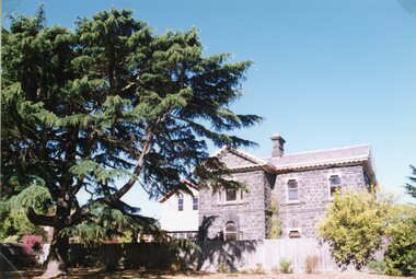Photograph, "D’Estaville' owned by Sir William Stawell at 7 Barry Street Kew built c1858 -- 4 Photos -- Coloured