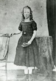 Photograph, Miss Heal -- later Mrs Membrey c1860s -- Studio Portrait