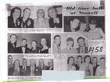 Photograph, Stawell "Weekly Times” Old Time Ball at Stawell 1958 -- 2 Photos