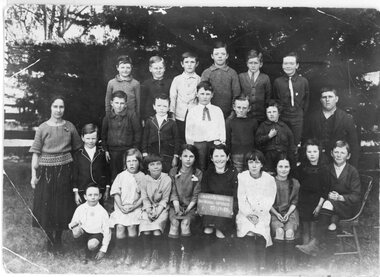 Photograph, Greens Creek State School Numbrer 13?? with Students 1923 or 1925
