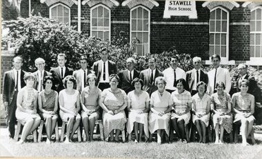 Photograph, Stawell High School Staff -- Named 1966