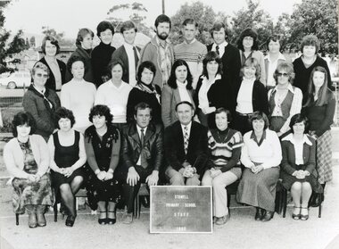 Photograph, Stawell Primary School Number 502 -- Staff 1980