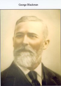Photograph, Mr George Blackman who died in 1936 -- Portrait