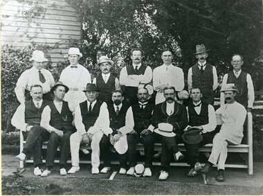 Photograph, Group of named Men bowlers c1920’s