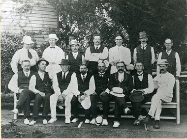 Photograph, Group of named Men bowlers c1920’s