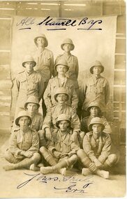 Photograph, Stawell Soldiers World War 1 In the Middle East -- named