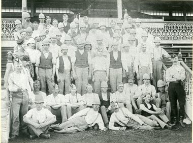 Photograph, Stawell Men from the Boer War -- named 1900