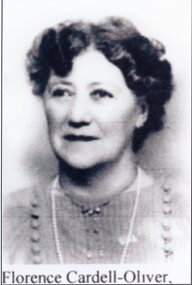 Photograph, Dame Florence Cardell-Oliver -- Studio Portrait