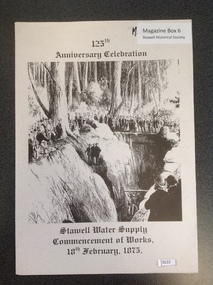 Book, Stawell Water Supply, Stawell Water Supply - Commencement of Works, 18th February 1875, 2000