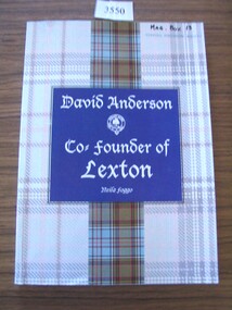 Book, Neila Foggo, David Anderson Co: Founder of Lexton, 2002