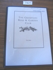 Book, Fred Allam, The Grampians Rose & Garden Club, 2003